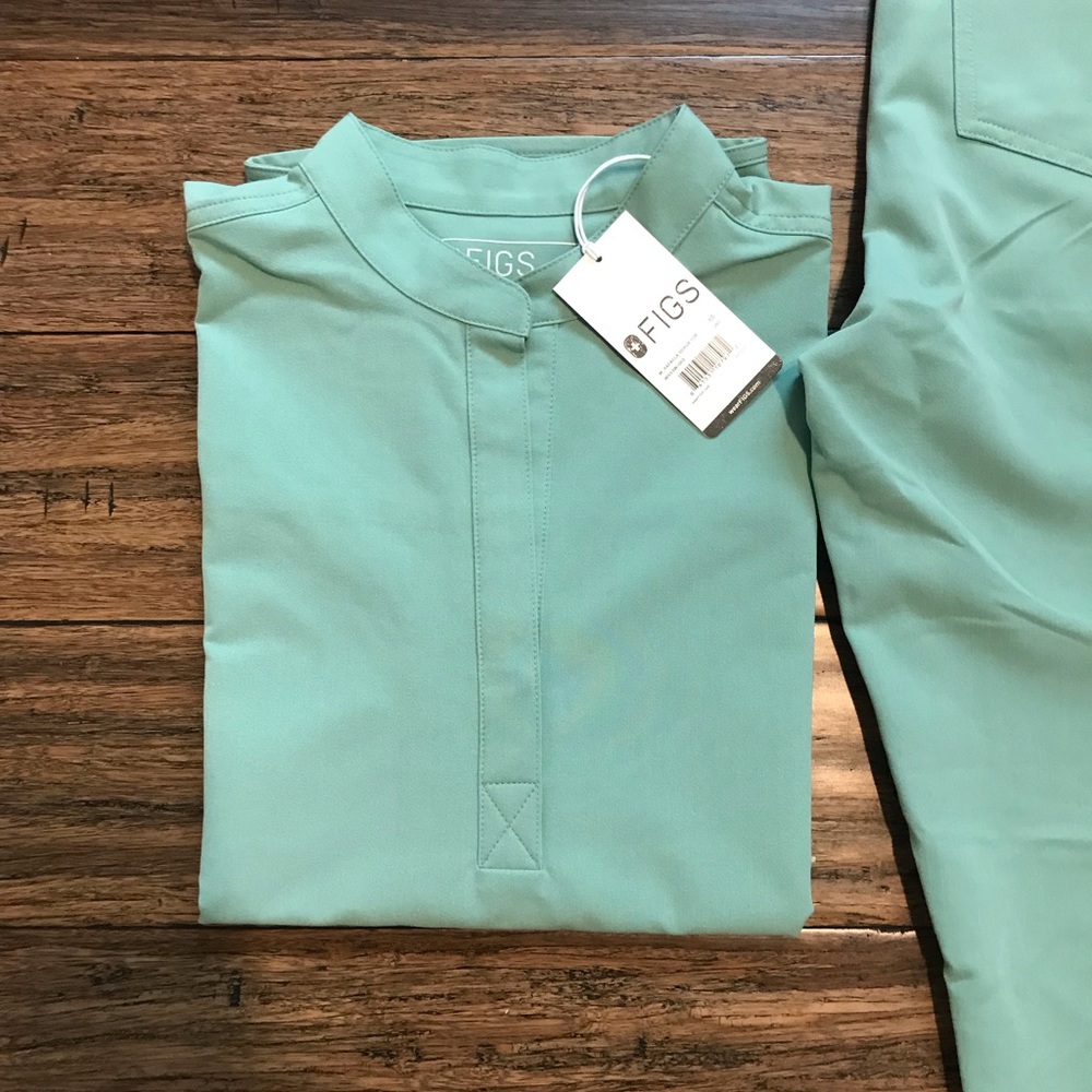 FIGS jade scrubsZamora pant rafaela top never used